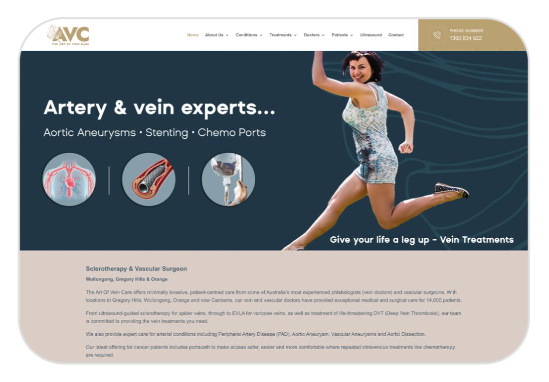Art of Vein - Website